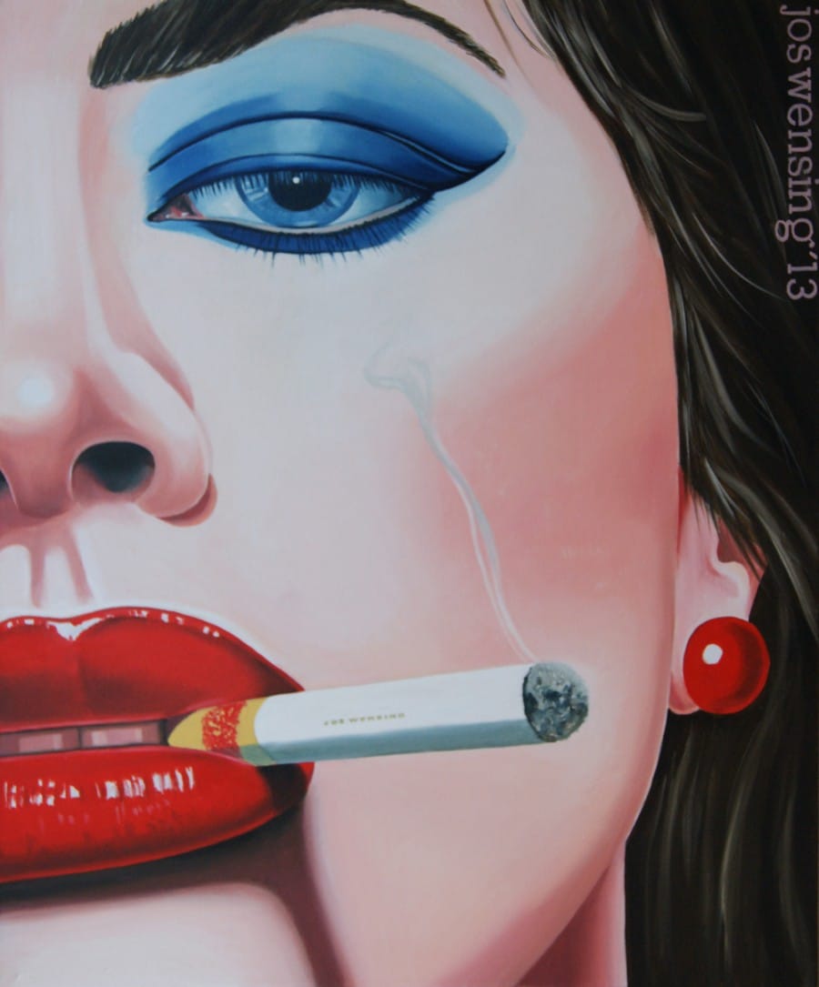 Kunst: rook van kunstenaar Jos Wensing