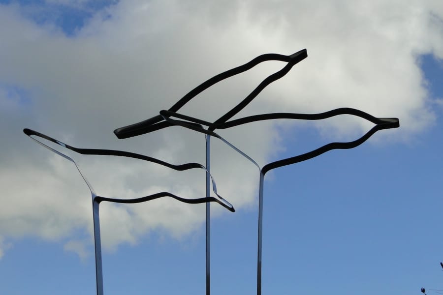 Kunst: Steel Birds van kunstenaar Bert Verboon