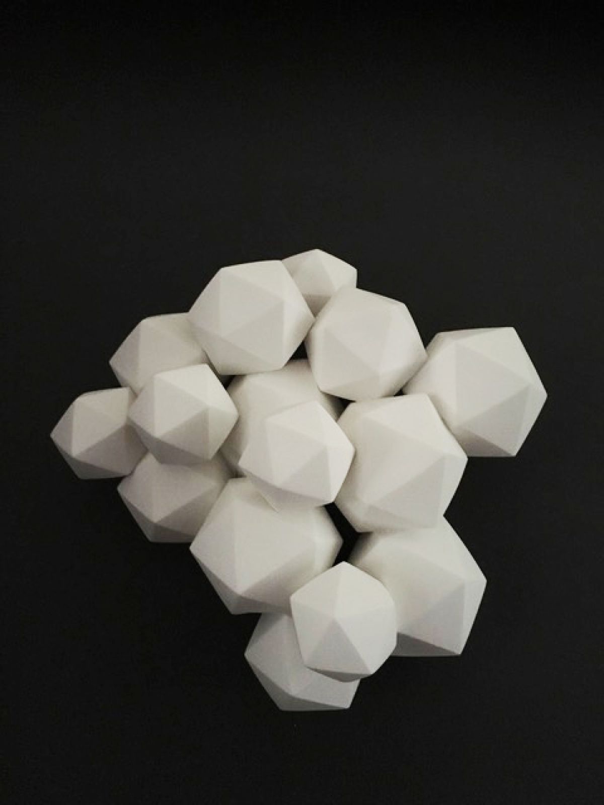 Kunst: Halfway Icosahedron XV van kunstenaar Mo Cornelisse