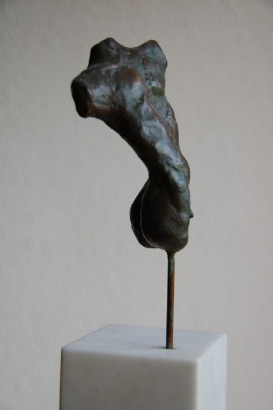 Kunst: Torso in brons van kunstenaar Els Grootaers