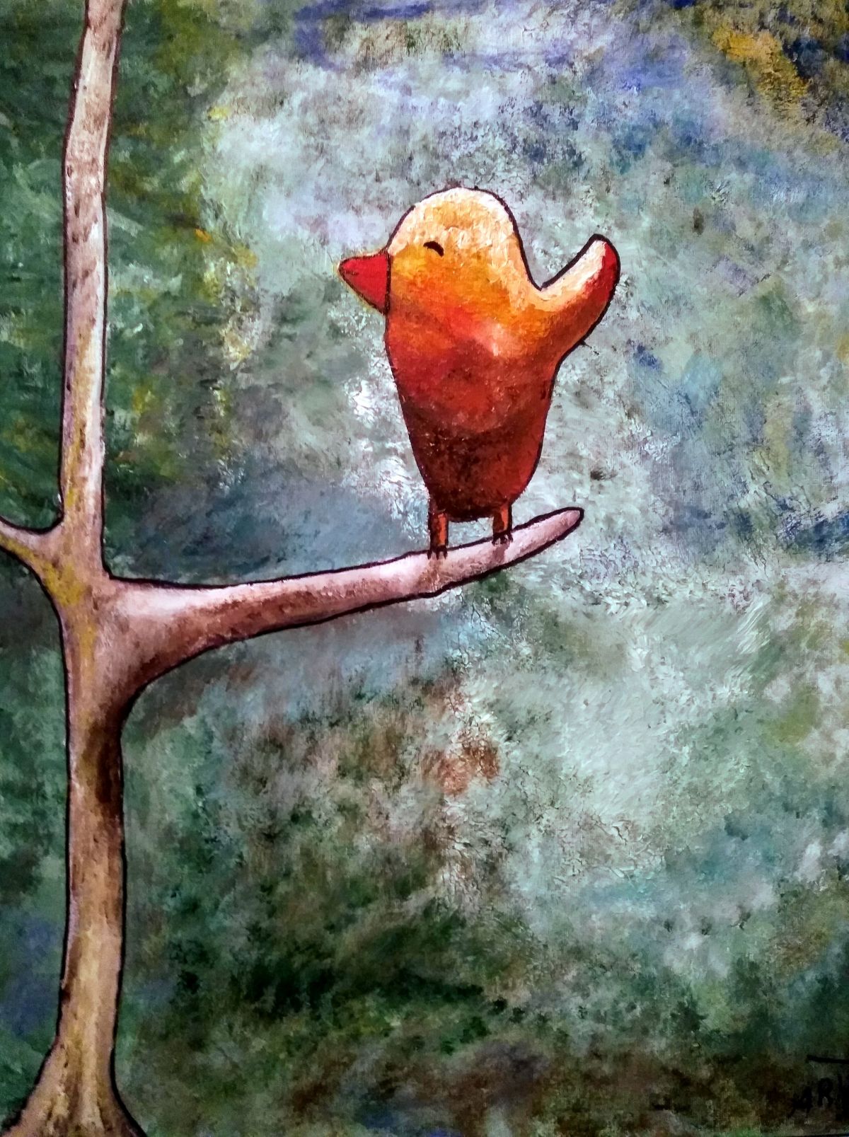 Kunst: Bird van kunstenaar Carla Broeckx