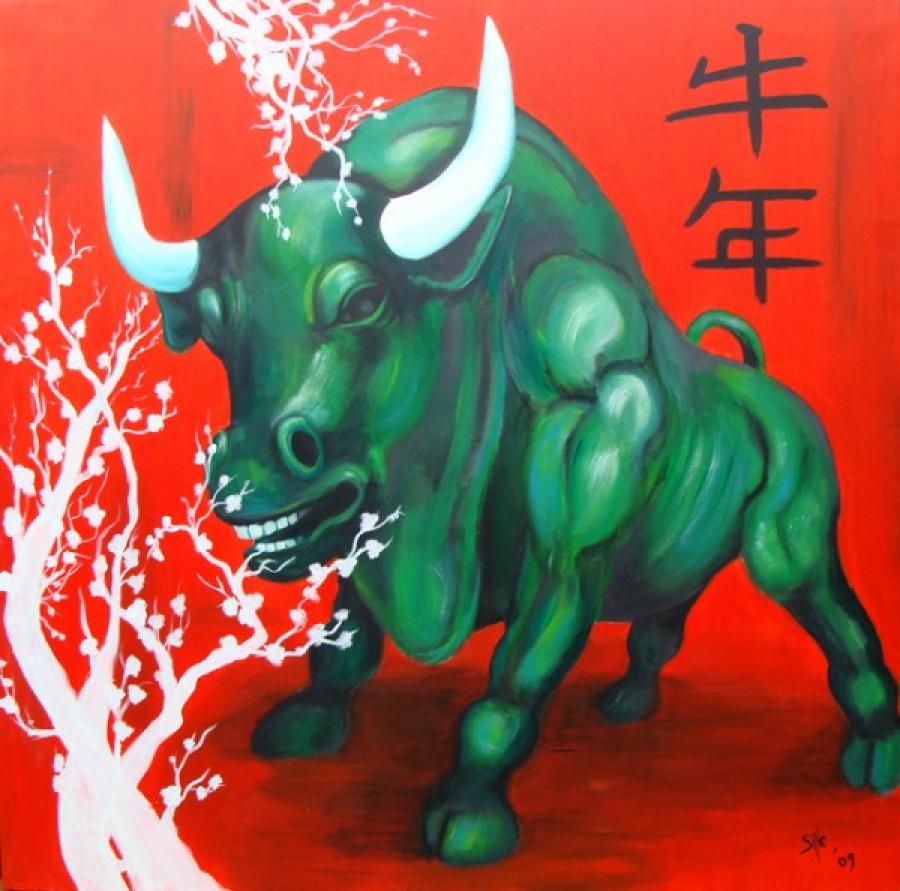 Kunst: Year of the Ox van kunstenaar Tamara Sille