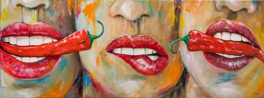 Kunst: You want spicy? van kunstenaar Tamara Sille